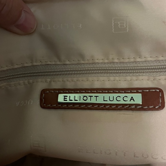 ELLIOTT LUCCA Jute Body Leather Trim Hobo Purse  Size OS - Picture 9 of 11